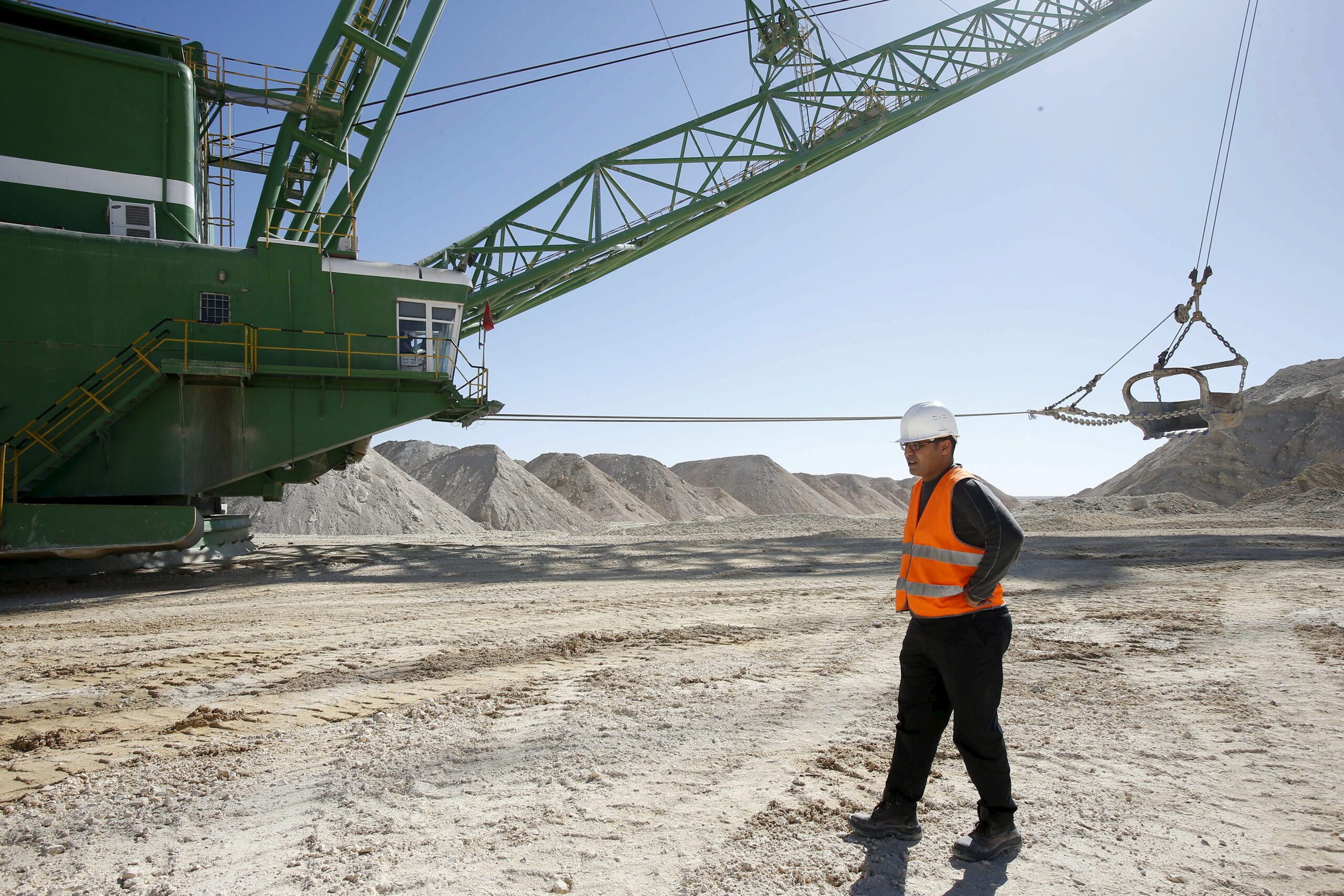 Phosphate mining in Morocco