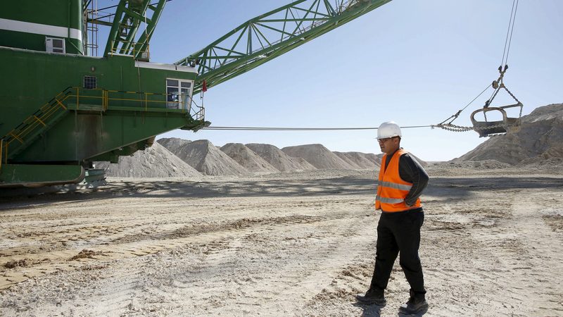 Phosphate mining in Morocco