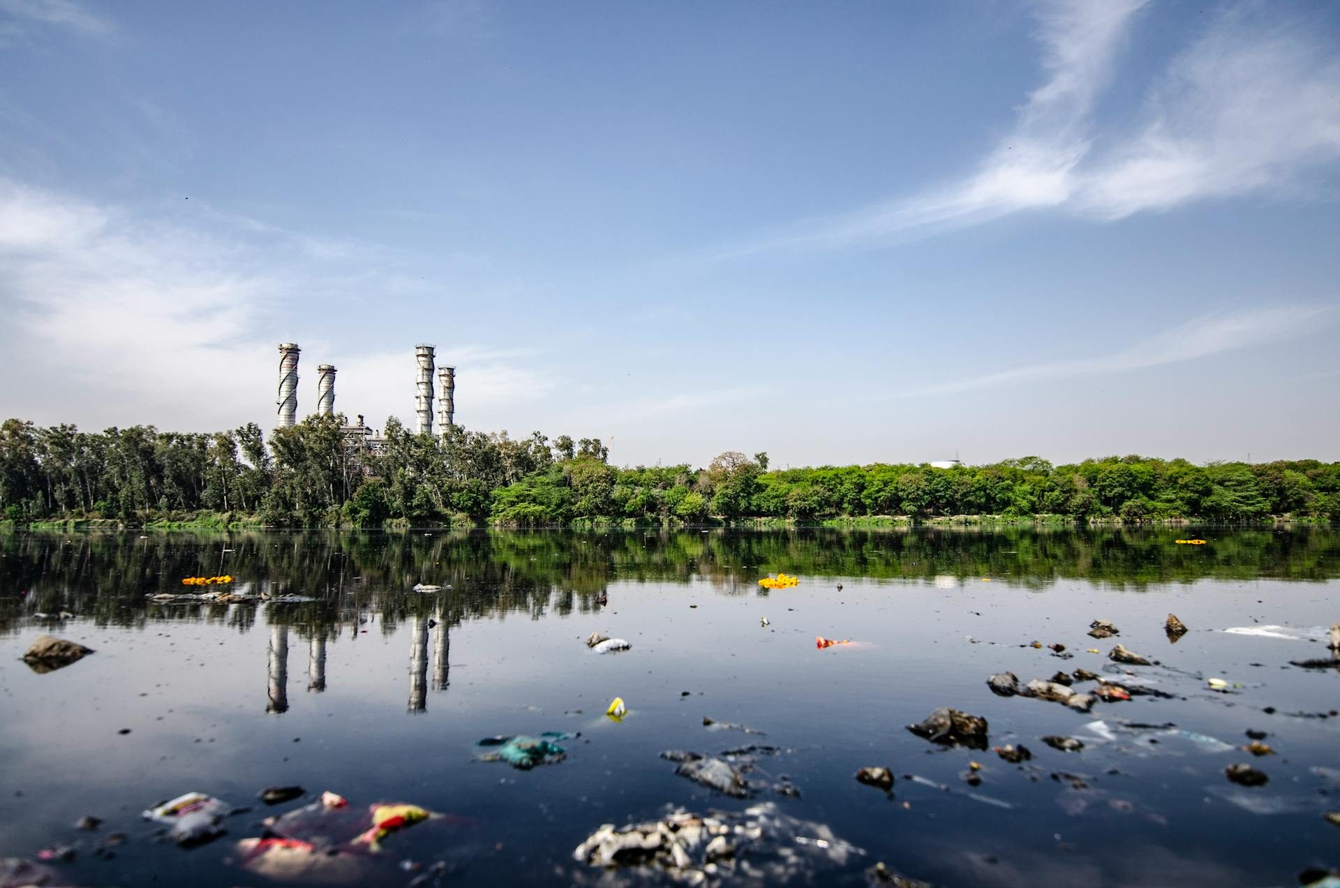 Waste and pollution in water