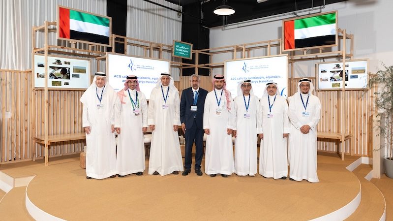Members of the Arab Coordination Group at the Cop28 summit in Dubai