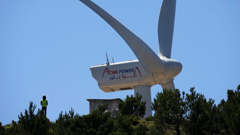 An Acwa Power wind turbine in Morocco. The company says not enough developers are in Africa
