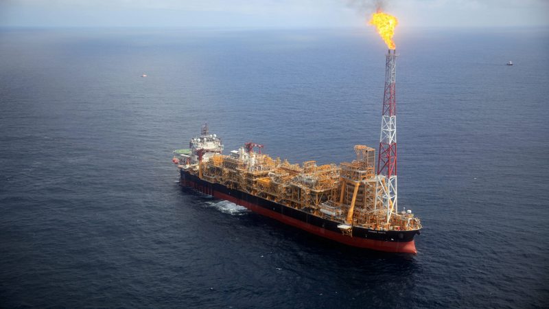 The Kaombo Norte floating oil platform in Angola.