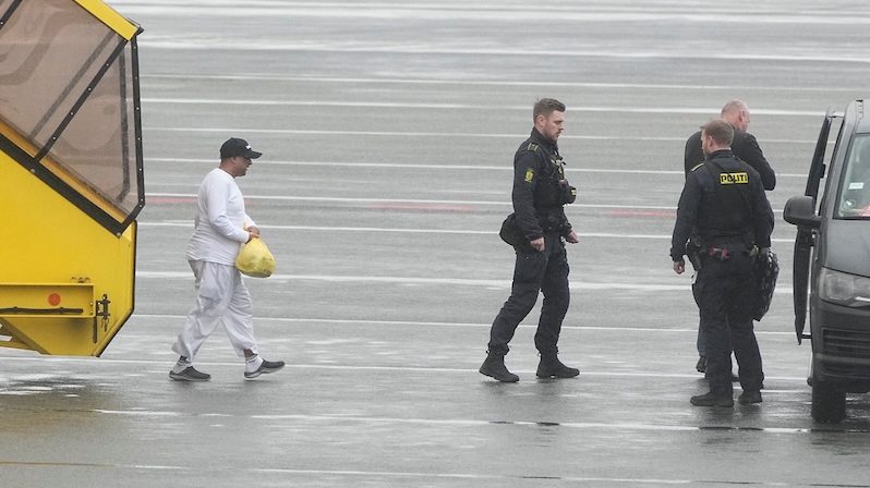 Sanjay Shah arrives at Kastrup Airport, Denmark, on December 6