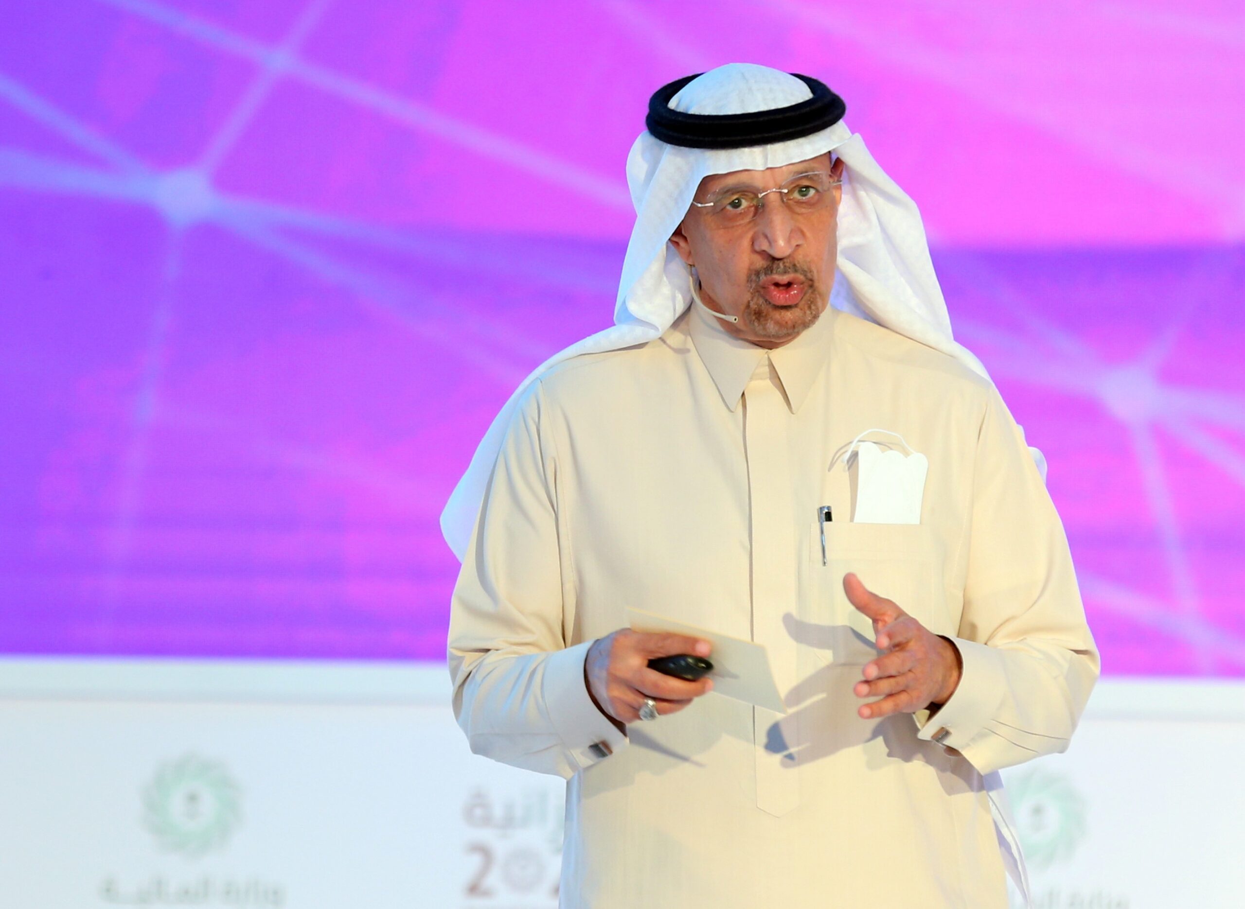 Khalid Al Falih, Saudi Arabia's investment minister, led the kingdom's delegation at the conference