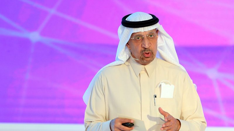 Khalid Al Falih, Saudi Arabia's investment minister, led the kingdom's delegation at the conference