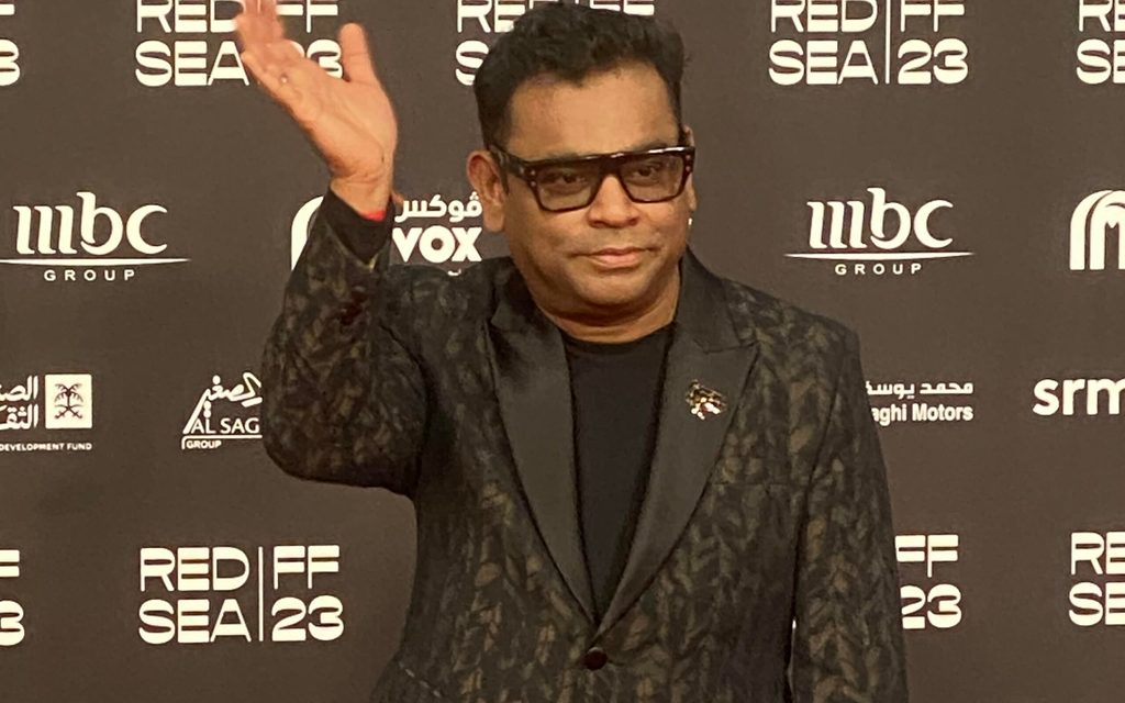 Indian composer A.R. Rahman at the Red Sea International Film Festival in Jeddah