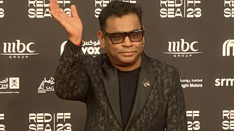 Indian composer A.R. Rahman at the Red Sea International Film Festival in Jeddah