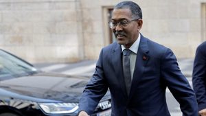 FILE PHOTO: Angola's Minister of Mineral Resources, Petroleum and Gas Diamantino Pedro Azevedo arrives at the OPEC headquarters for a meeting in Vienna, Austria, June 3, 2023. REUTERS/Leonhard Foeger/File Photo
