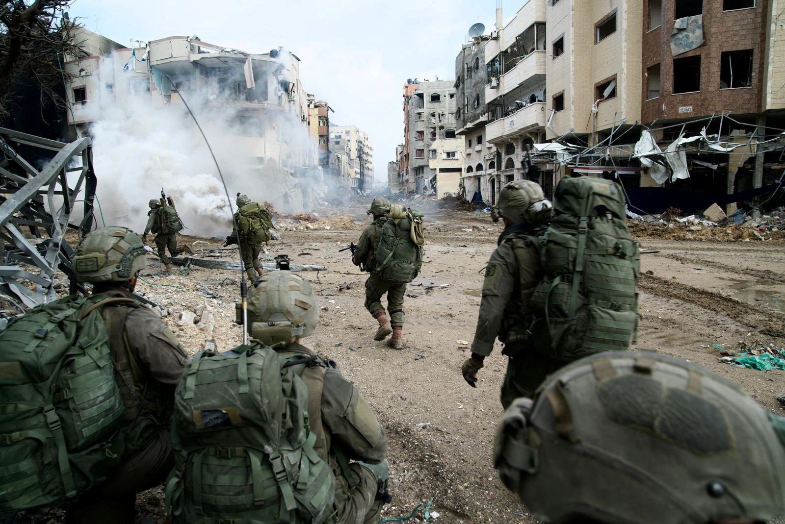 Israeli soldiers in Gaza