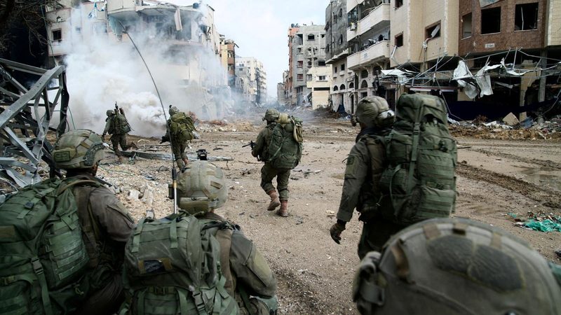 Israeli soldiers in Gaza