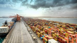 containers dockside Oman