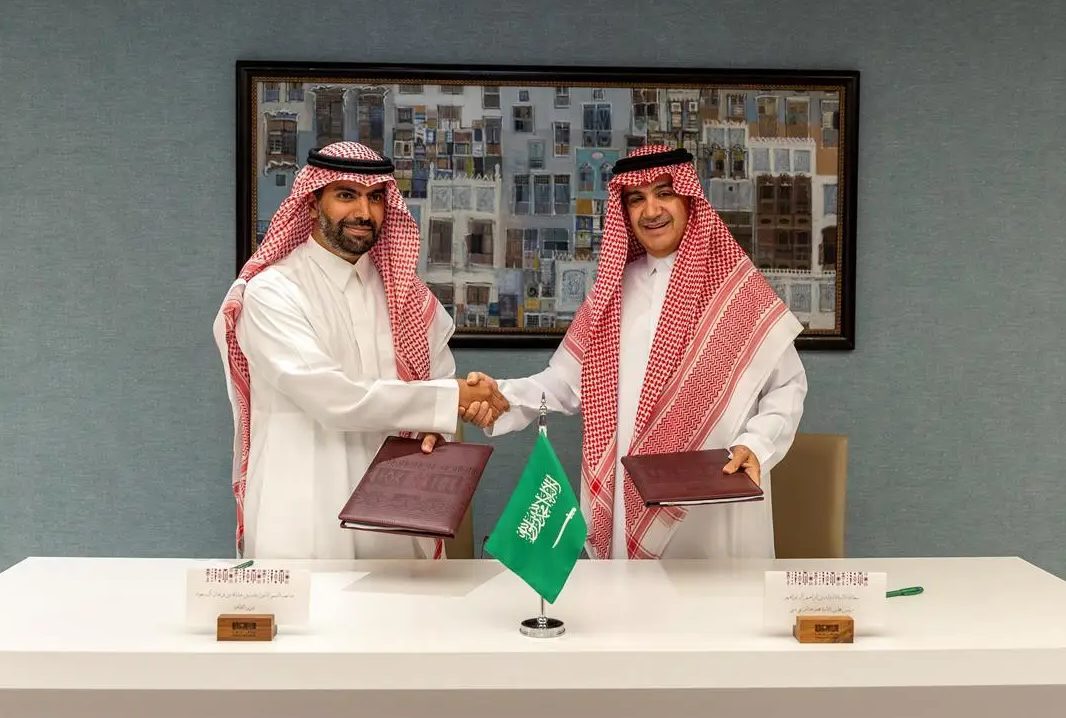 MBC Group chairman Waleed bin Ibrahim Al Ibrahim (right) at the signing of an MoU with the Saudi Film Commission. MBC's share price suggests a market capitalisation of $2.2bn