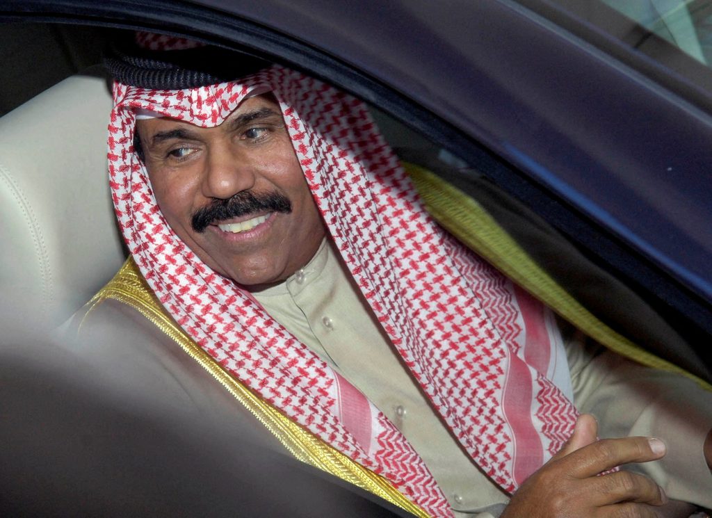 Emir Sheikh Nawaf al-Ahmad al-Sabah pictured in 2006. Crown Prince Sheikh Meshal al-Ahmad al-Sabah has succeeded him as Kuwait's leader