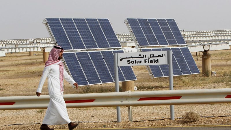 The Al-Oyeynah Research Station in Saudi Arabia. Gulf nations are taking steps to increase renewables investment