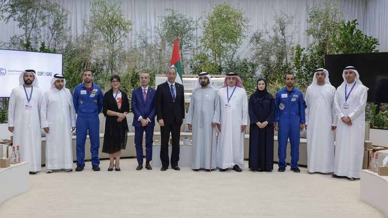 Sheikh Mohammed bin Rashid Al Maktoum hosts the Space Agencies Leaders' Summit at Cop28