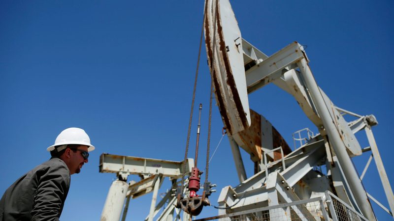 A pumpjack brings oil to the surface in a US shale field. Could a Gulf company invest in US shale in the year ahead?