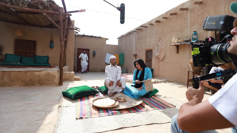 Filming for MBC drama 'Umm Haroun'. The Saudi media group offered a 10% stake in its IPO