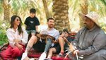 Lionel Messi, Antonela Roccuzzo and their sons on holiday. His latest Saudi Tourism promo video has been posted on Instagram