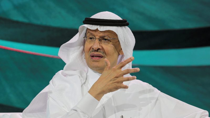 Saudi Arabia's Minister of Energy Prince Abdulaziz bin Salman Al-Saud. Saudi Aramco has been instructed to maintain output at 12m bpd