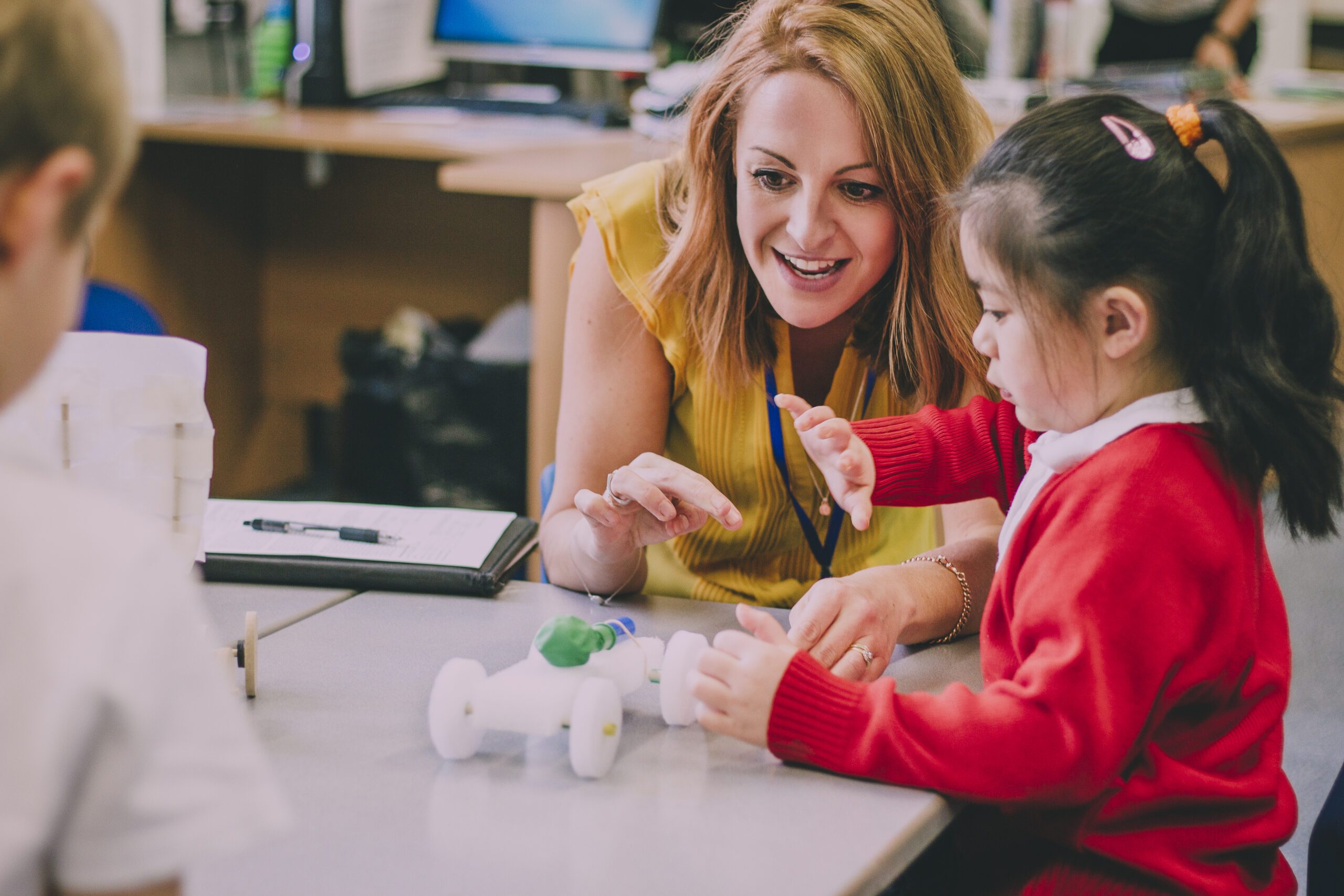 Experience abroad is not included when teachers return to Ireland, which can impact their salary Teacher pupil classroom teaching