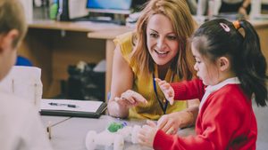 Experience abroad is not included when teachers return to Ireland, which can impact their salary Teacher pupil classroom teaching
