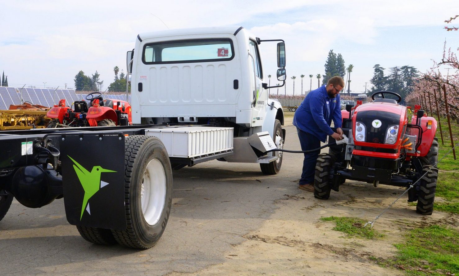 HummingbirdEV commercial vehicles in use. The US company said establishing itself in the UAE is a priority