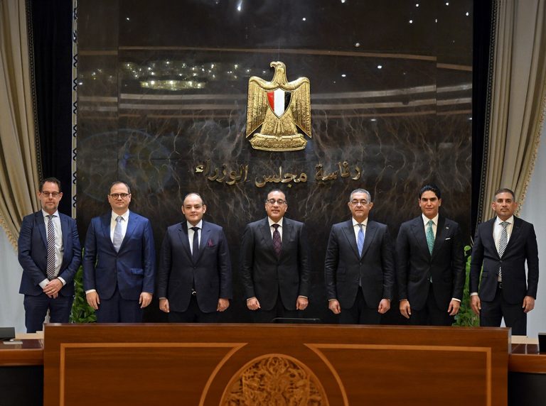Prime minister of Egypt Dr Mostafa Madbouly, minister of industry Ahmed Samir, CEO of the General Authority for Investment Hossam Hibah, and Ahmed Abou Hashima, founder and chairman of Mafi, were among those who held a signing ceremony for the new food plant