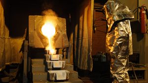 A Polymetal gold smelter in Varvara, Kazakhstan. The company is a top 10 gold miner.