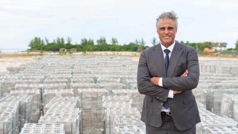 Rick Fox, chief executive of Partanna, whose company makes carbon-negative concrete, says: 'We’re going to de-link Saudi Arabia’s development from pollution'