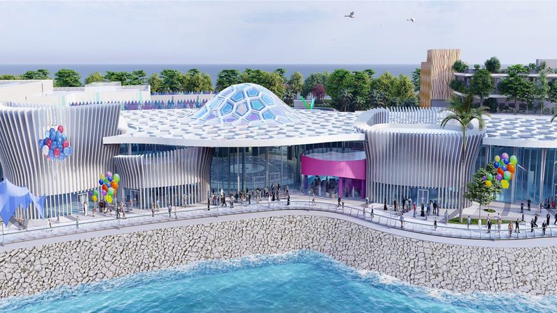 Seven will open an entertainment complex on the seafront promenade on Al Nawras Island in Yanbu
