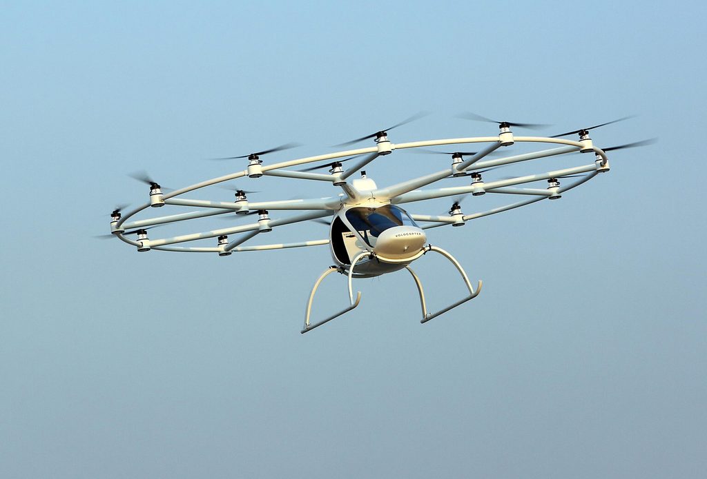 Saudi Arabia flying taxi volococopter Dubai
