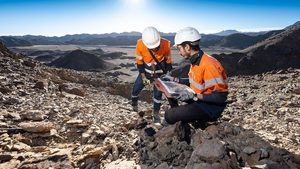 Centamin employees at work in Egypt. The Sukari mine produced 128,127 ounces of gold in Q4 2023, a 17% increase year on year