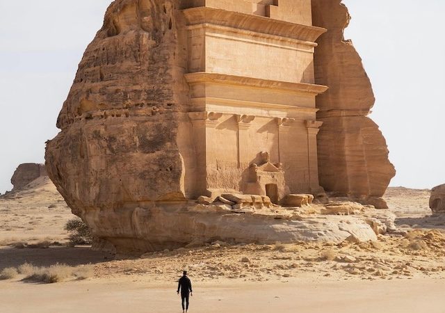 Hegra, one of Saudi Arabia’s six Unesco World Heritage sites. The kingdom is anticipating an economic expansion of 4.1% in 2024