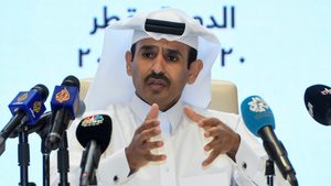 Saad Sherida Al Kaabi, Qatar's energy minister and CEO of QatarEnergy, which has extended its India supply contract to 2048