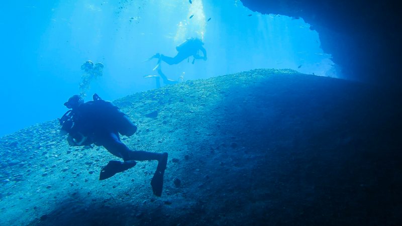 Divers in the Gulf of Aqaba. Neom says Xaynor members will be able to enjoy the 'beautiful, unspoiled coastline'