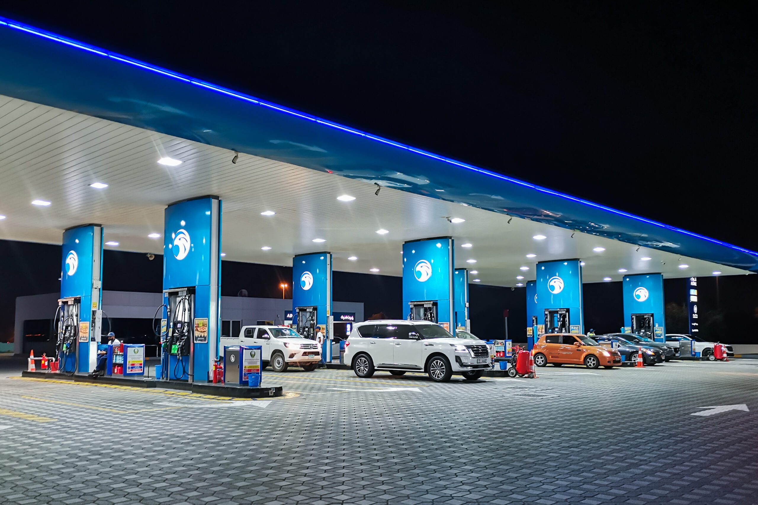 An Adnoc Distribution service station in the UAE. The company intends to increase its reach in Egypt and Saudi Arabia