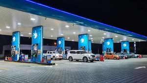 An Adnoc Distribution service station in the UAE. The company intends to increase its reach in Egypt and Saudi Arabia