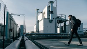 A green hydrogen complex in south-west France. The UAE wants to be a top 10 producer of green hydrogen by 2031