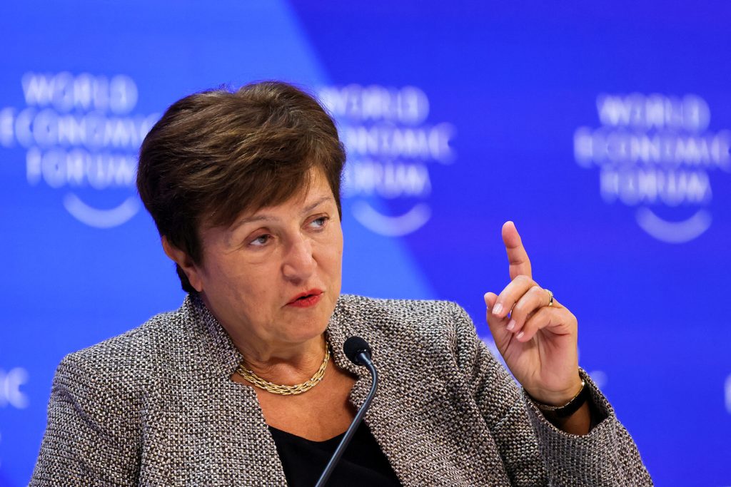Stunted GDP growth 'is largely due to short-term cuts in oil production' said IMF chief Kristalina Georgieva