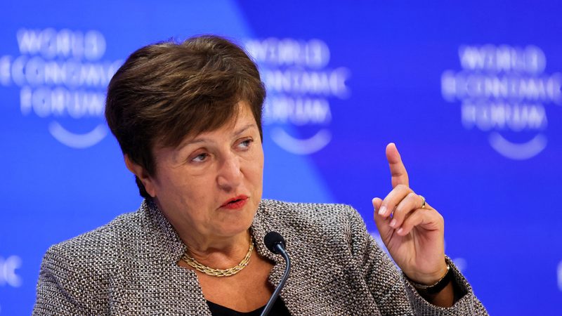 Stunted GDP growth 'is largely due to short-term cuts in oil production' said IMF chief Kristalina Georgieva