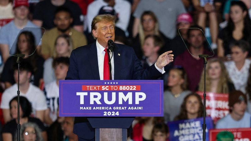 Donald Trump draws crowds on the campaign trail in Conway, South Carolina; meanwhile his brand is a bonus in the Gulf