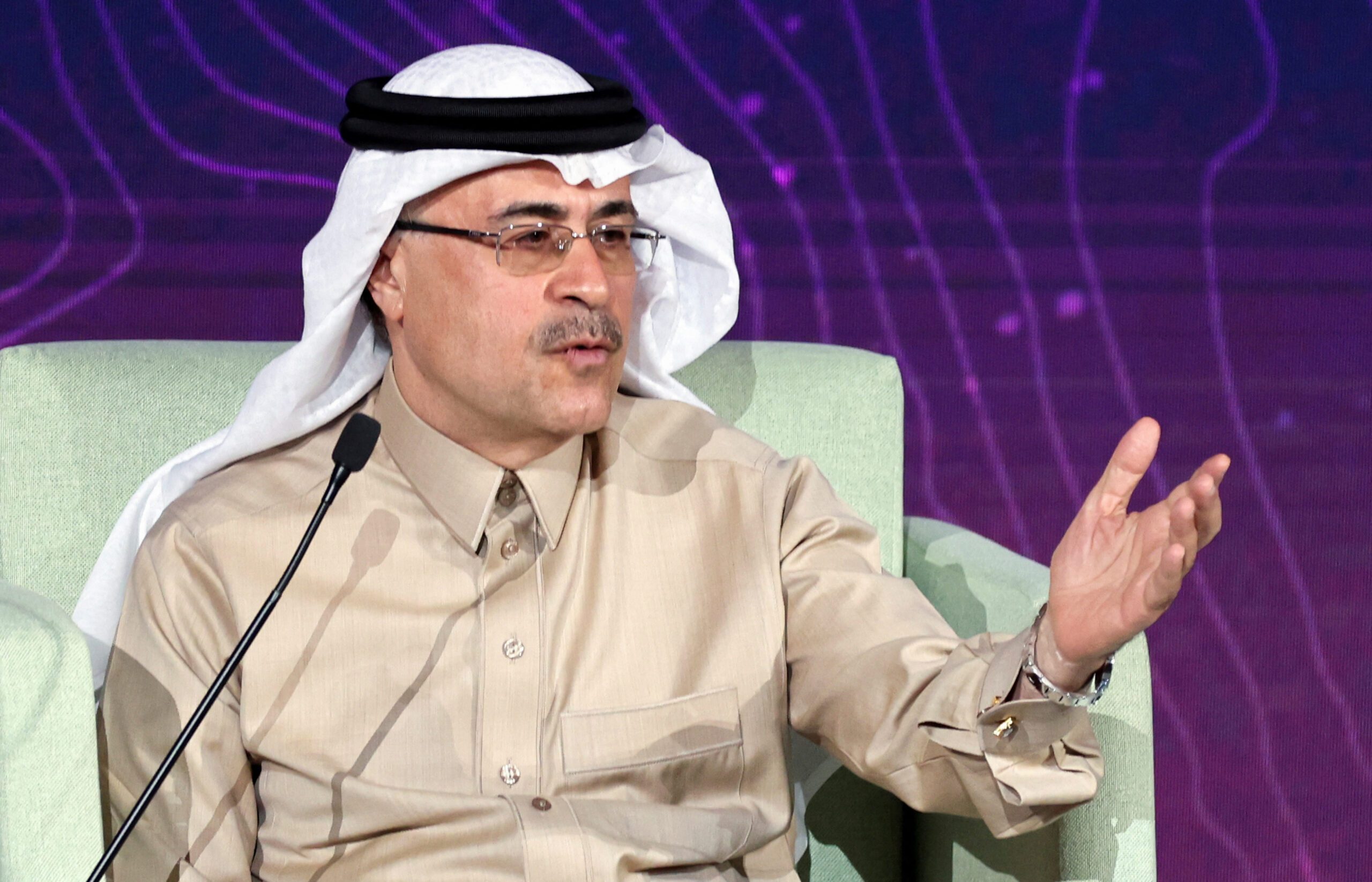 Aramco CEO Amin Nasser said the state oil company will announce its new strategy soon, as it diverts spending away from increasing production