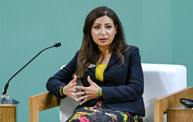 FAB CEO Hana Al Rostamani, pictured here at Cop28 in December, said the bank looks forward to 'facilitating vital trade and investment' between the GCC and China