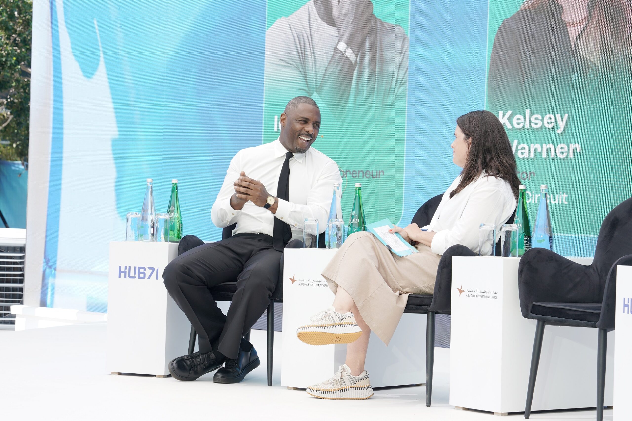 Idris Elba was among the celebrities at the Hub71 Impact Summit who see the potential in investing in Abu Dhabi