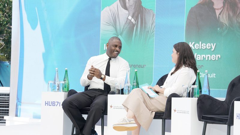 Idris Elba was among the celebrities at the Hub71 Impact Summit who see the potential in investing in Abu Dhabi