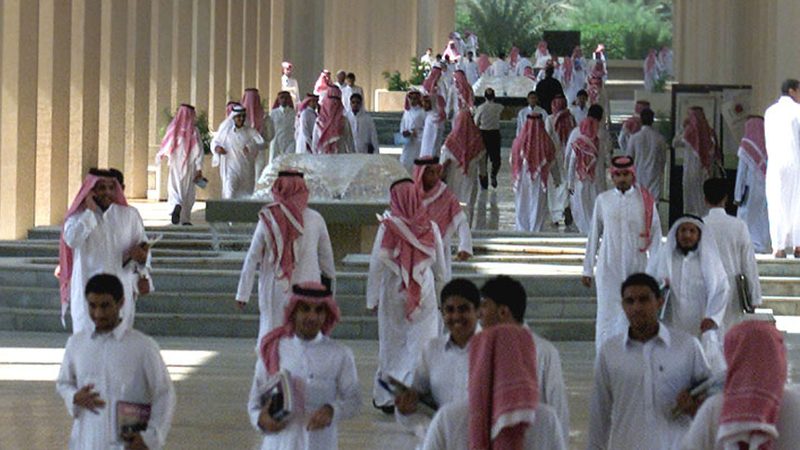 Saudi higher education students at King Saud University