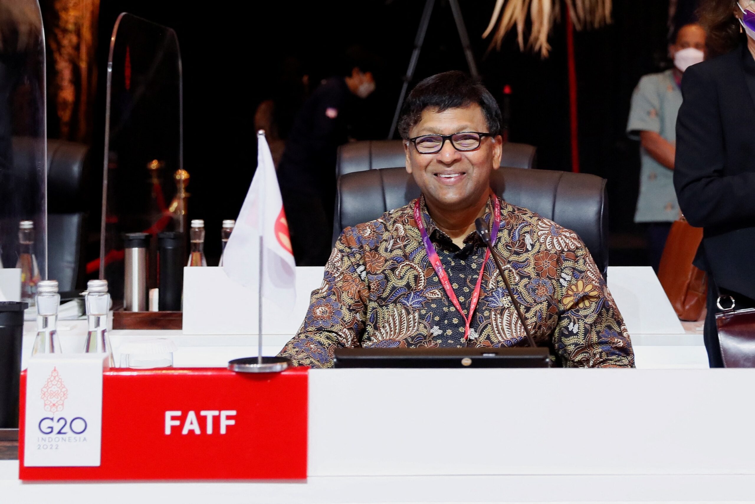 Financial Action Task Force (FATF) president T. Raja Kumar