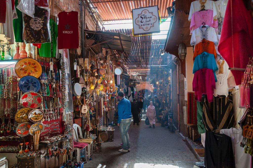 Unemployment increased from 15.8 percent to 16.8 percent in urban areas of Morocco marketplace Marrakesh Marrakech