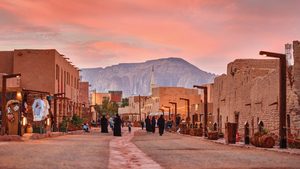 AlUla Old Town. The heritage site is one of Saudi Arabia's flagship tourism projects