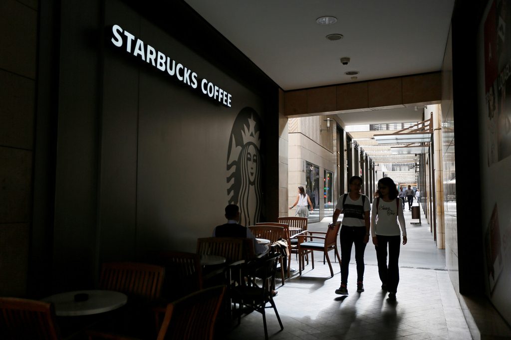 A Starbucks cafe in Beirut, Lebanon. Jobs are being cut due to 'continually challenging trading conditions' in the Mena region